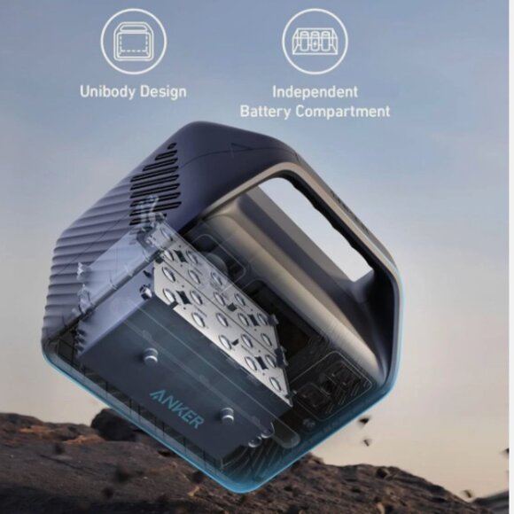 Anker 521 Portable Power Station 300W/256Wh Solar Generator Power Sup⁣ply - Picture 1 of 1